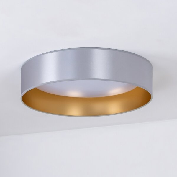 Duolla - LED Stropní svítidlo ROLLER LED/24W/230V pr. 45 cm stříbrná/zlatá