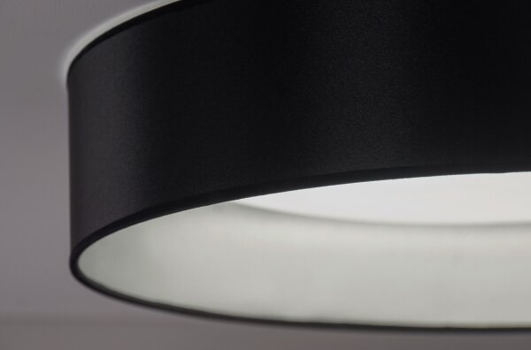 Duolla - LED Stropní svítidlo ROLLER LED/24W/230V pr. 45 cm černá/stříbrná