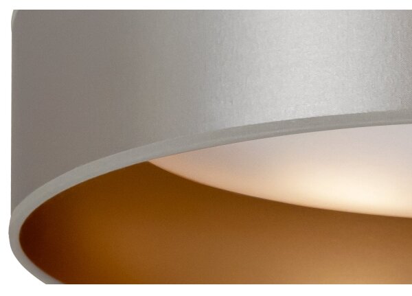Duolla - LED Stropní svítidlo ROLLER LED/24W/230V pr. 45 cm stříbrná/zlatá