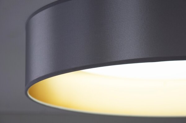 Duolla - LED Stropní svítidlo ROLLER LED/24W/230V pr. 45 cm stříbrná/zlatá