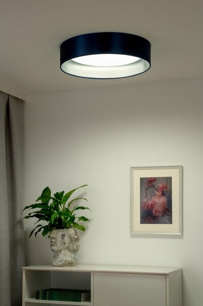 Duolla - LED Stropní svítidlo ROLLER LED/24W/230V pr. 45 cm modrá/stříbrná
