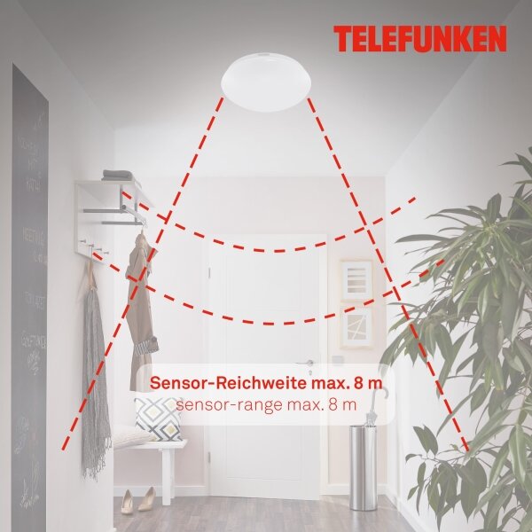 Telefunken 601206TF - LED Koupelnové stropní svítidlo LED/15W/230V pr. 28 cm