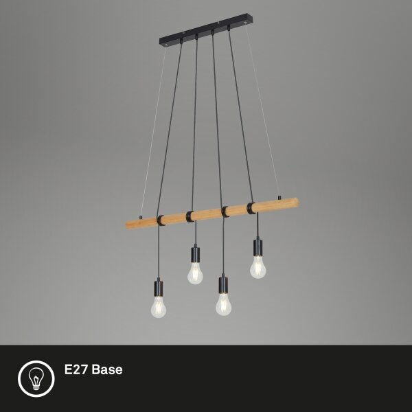 Briloner 4015045 - Lustr na lanku 4xE27/25W/230V