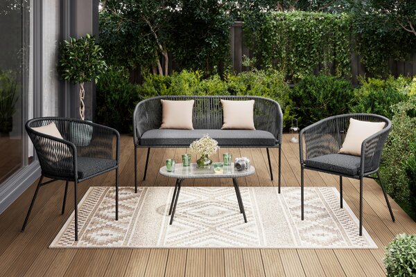 SADA ZAHRADNÍCH KŘESEL, kov, textil Ambia Garden - Online Only zahradní nábytek, Online Only