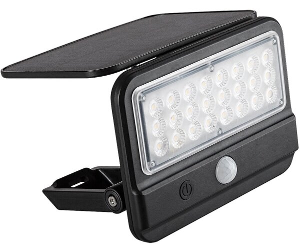 Rabalux 77040 - LED Solární nástěnné svítidlo FLAXTON LED/7W/3,7V IP54 černá