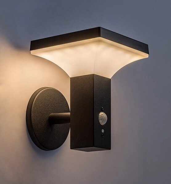 Rabalux 77044 - LED Solární nástěnné svítidlo GELEEN LED/4W/230V IP44 černá