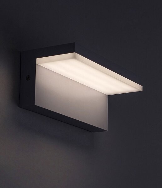 Rabalux 77093 - LED Venkovní nástěnné svítidlo ZARAGOZA LED/10W/230V IP54 bílá