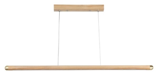 LED Lustr na lanku LED/22W/230V 4000K 120 cm jasan/masiv