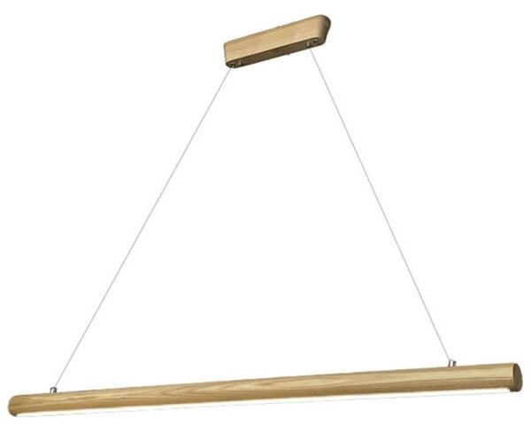 LED Lustr na lanku LED/26W/230V 4000K 150 cm jasan/masiv