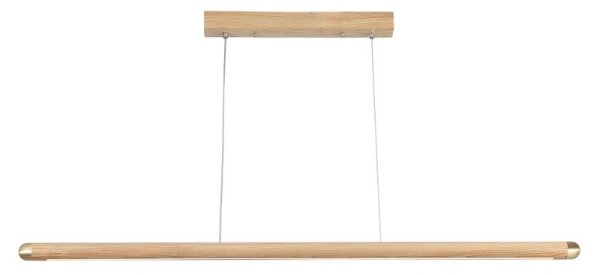 LED Lustr na lanku LED/22W/230V 4000K 120 cm jasan/masiv