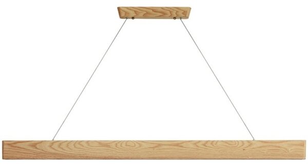 LED Lustr na lanku LED/26W/230V 4000K 150 cm jasan/masiv