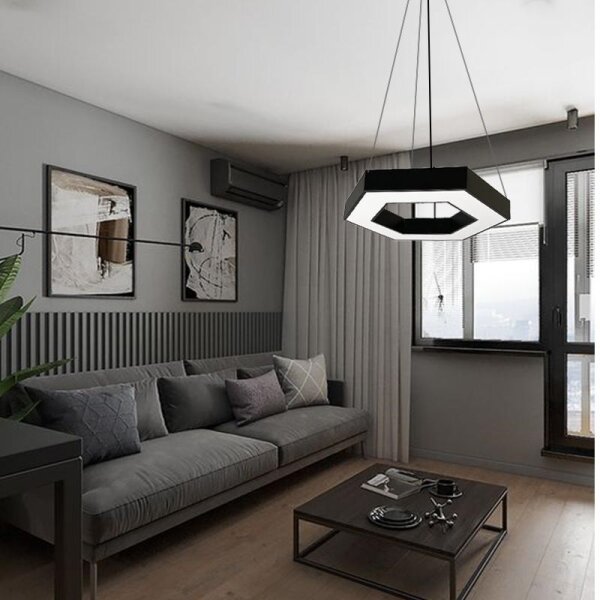 LED Lustr na lanku LED/40W/230V 4000K pr. 80 cm