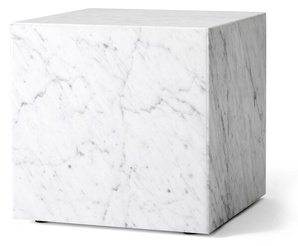 AUDO (MENU) Odkládací stolek Plinth Cubic, White Marble