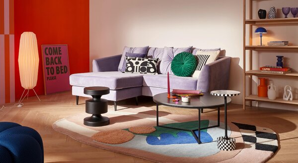 ODKLÁDACÍ STOLEK, černá, bílá Kare-Design - Odkládací stolky, Online Only