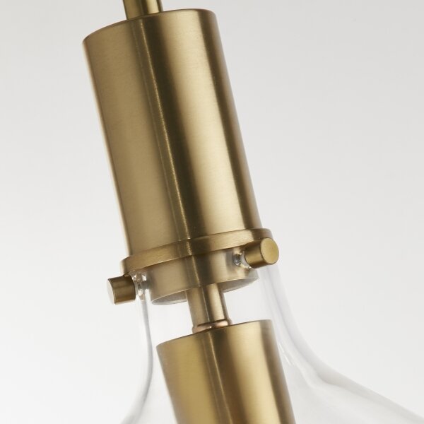 Searchlight 31031-1PB - Lustr na lanku MARGARITA 1xE27/60W/230V mosaz