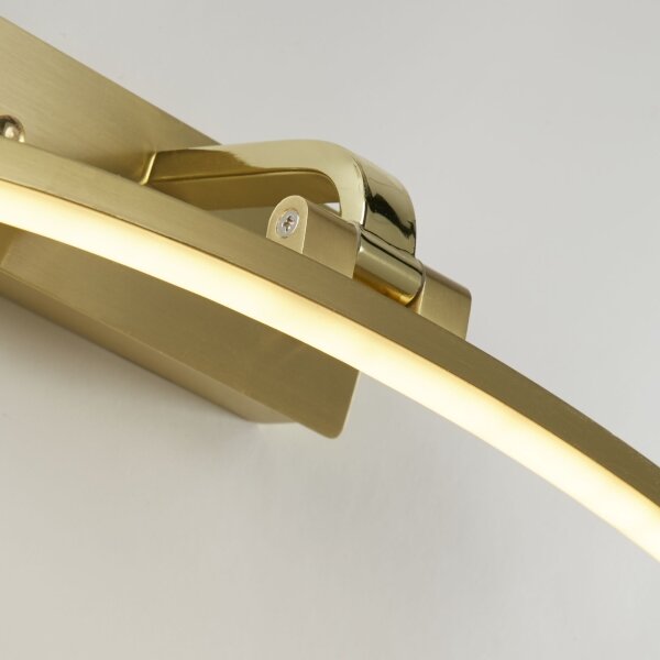 Searchlight 79821-40SB - LED Obrazové svítidlo SANTORINI LED/8,2W/230V mosaz