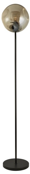 Searchlight EU22122-1BK - Stojací lampa PUNCH 1xE27/10W/230V černá