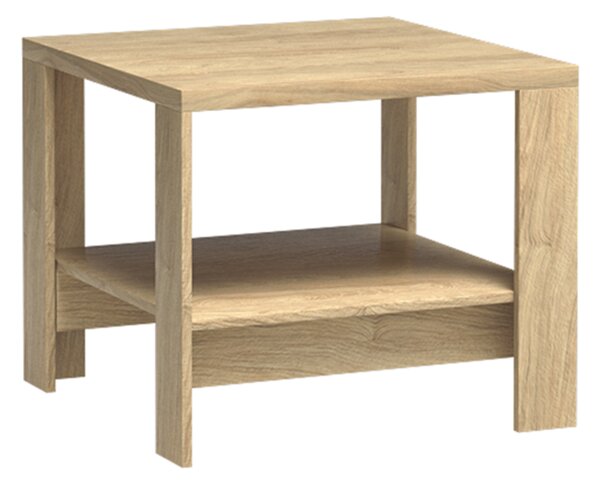 Obývací stěna MEDIOLAN | sestava B | 323,5 cm + konferenční stolek 65x65 cm | 4 díly | natural hikora