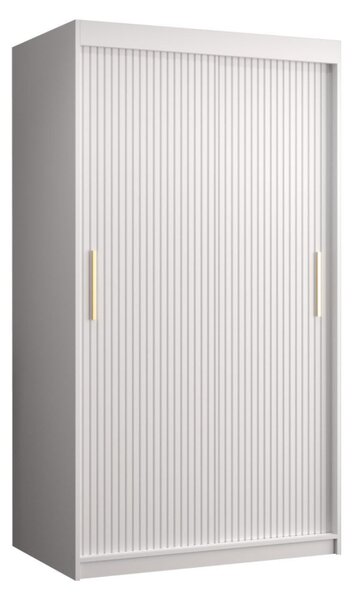 Šatní skříň Towiro Slim 1 100, Barva: černá 5903211199288