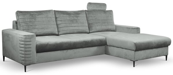 Sedací souprava COLLIN | 252x165 cm | rozkládací s úložným prostorem | záhlavník v ceně | VÝBĚR TKANINY