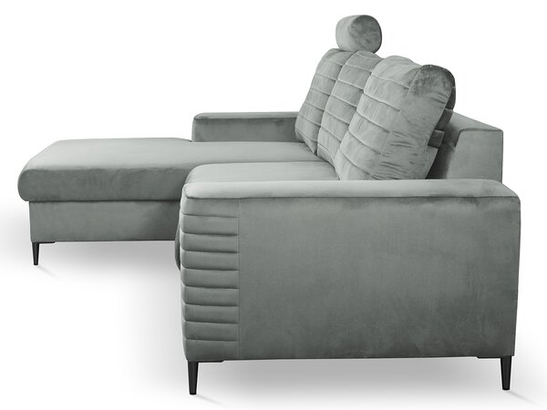 Sedací souprava COLLIN | 165x252 cm | rozkládací s úložným prostorem | záhlavník v ceně | VÝBĚR TKANINY