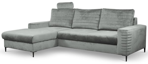 Sedací souprava COLLIN | 165x252 cm | rozkládací s úložným prostorem | záhlavník v ceně | VÝBĚR TKANINY