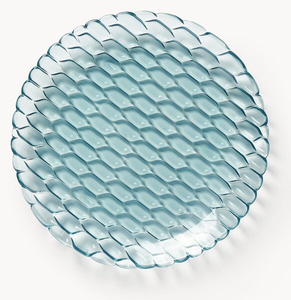 Sada mělkých talířů se strukturálním vzorem Jellies, 4 díly
