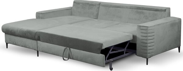 Sedací souprava COLLIN | 165x252 cm | rozkládací s úložným prostorem | záhlavník v ceně | VÝBĚR TKANINY