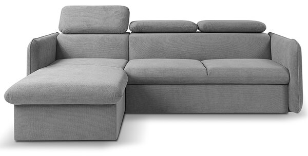 Malá sedací souprava SLIM | 179x235 cm | LEVÁ | 37 zelenomodrá | rozkládací + úložný prostor
