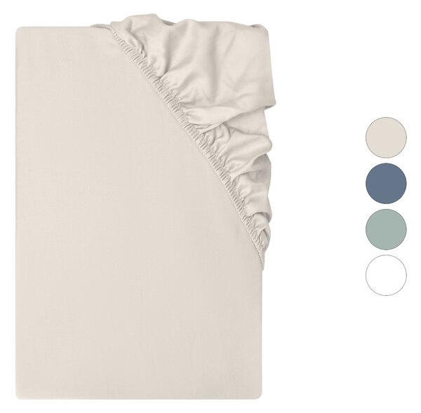 Livarno® Saténové napínací prostěradlo, 90-100 x 200 cm (100409723)