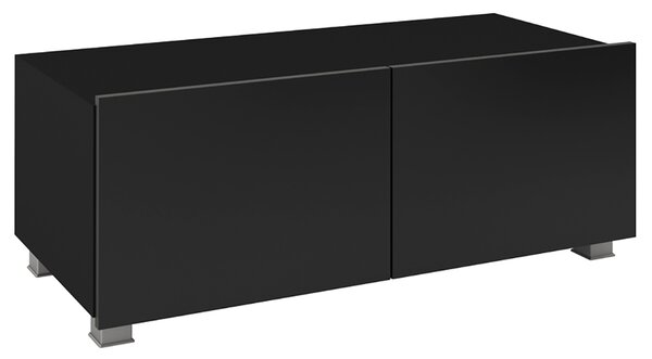 Obývací stěna CALABRINI c | 300 cm | 4 díly G | černá lesk