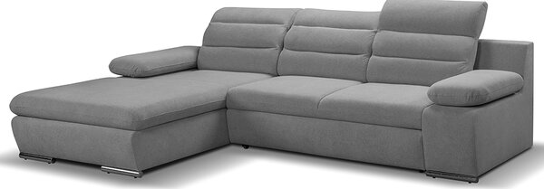 Sedací souprava GRECO MINI | 185x278 cm | LEVÁ | 35 zelená WATER REPELLENT | rozkládací + úložný prostor