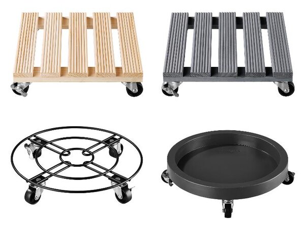 Parkside® Podstavec pod květináč s kolečky (100409173)