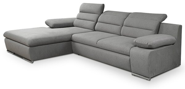 Sedací souprava GRECO MINI | 185x278 cm | LEVÁ | 35 zelená WATER REPELLENT | rozkládací + úložný prostor
