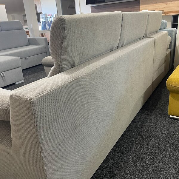 Sedací souprava GRECO MINI | 185x278 cm | LEVÁ | 35 zelená WATER REPELLENT | rozkládací + úložný prostor