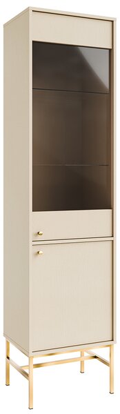 TOKYO 3 b | vitrína 101 | 51,8 cm | béžová/zlatá