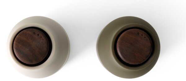 AUDO COPENHAGEN Mlýnky na sůl a pepř Bottle, Hunting Green / Beige, Walnut, 2ks