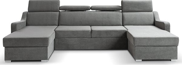 Sedací souprava MIKELI U | 158x301x158 cm | rozkládací + 2x úložný prostor | VÝBĚR TKANINY