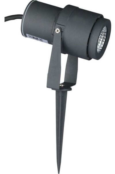 LED Venkovní lampa LED/12W/100-240V IP65 3000K šedá