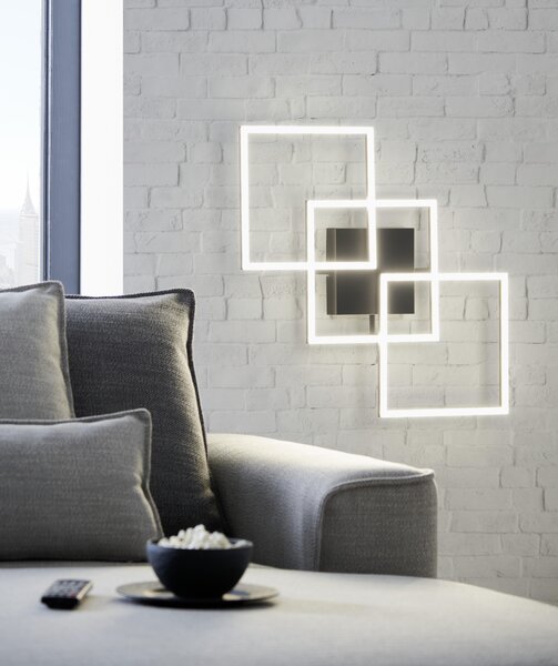 STROPNÍ LED SVÍTIDLO, 75,5/37/6 cm Novel - Stropní svítidla