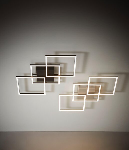 STROPNÍ LED SVÍTIDLO, 75,5/37/6 cm Novel - Stropní svítidla