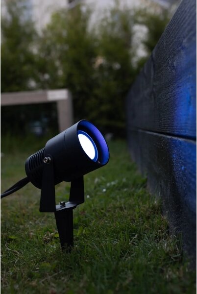 Markslöjd 108404 - LED RGBW Venkovní lampa GARDEN24 LED/6W/24V 30 cm IP44 černá