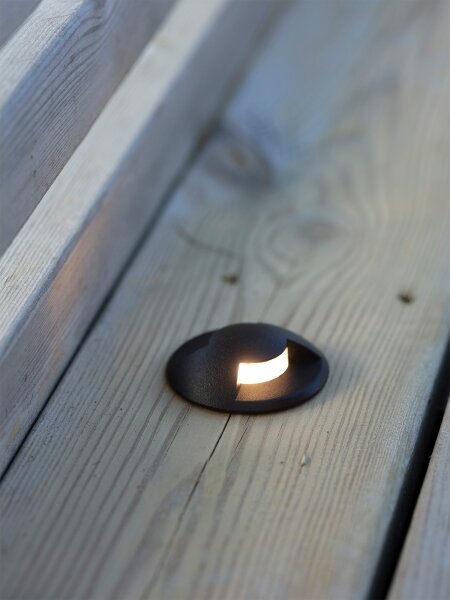 Markslöjd 107289 - LED Venkovní zápustné svít. GARDEN24 LED/0,8W/24V IP44 černá