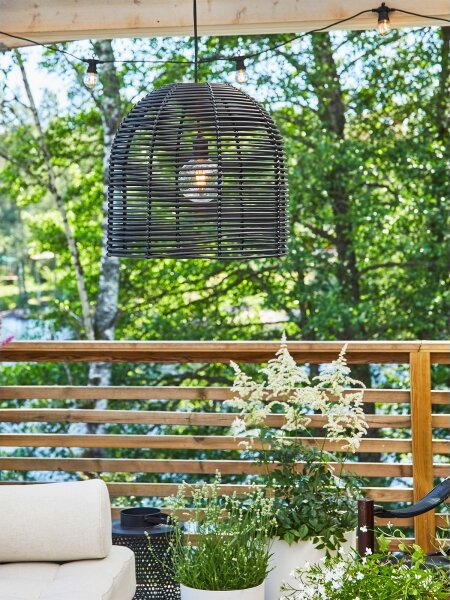 Markslöjd 107990 - LED Venk. závěsné svítidlo GARDEN24 LED/2,86W/24V IP44 černá