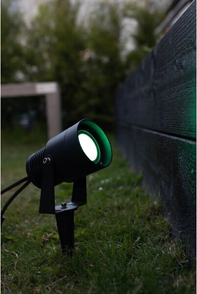 Markslöjd 108404 - LED RGBW Venkovní lampa GARDEN24 LED/6W/24V 30 cm IP44 černá