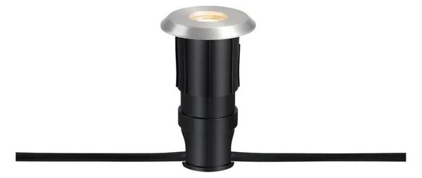 Markslöjd 107716 - LED Venk. zápust. svít. GARDEN24 0,8W/24V IP44 černá/m. chrom