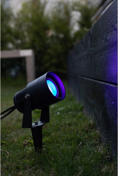 Markslöjd 108404 - LED RGBW Venkovní lampa GARDEN24 LED/6W/24V 30 cm IP44 černá