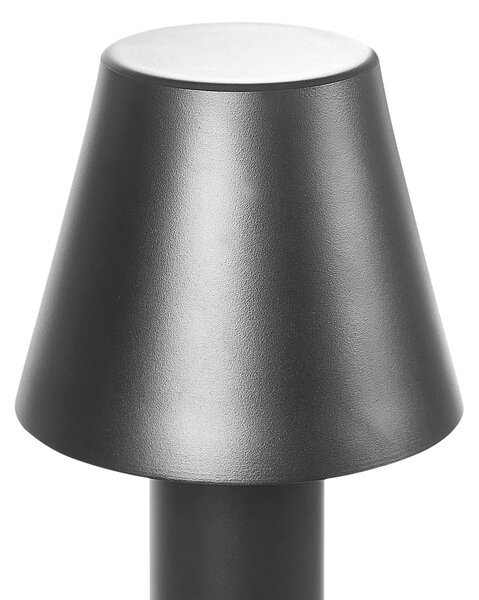 Venkovní LED sloupková lampa HOLMES Černá