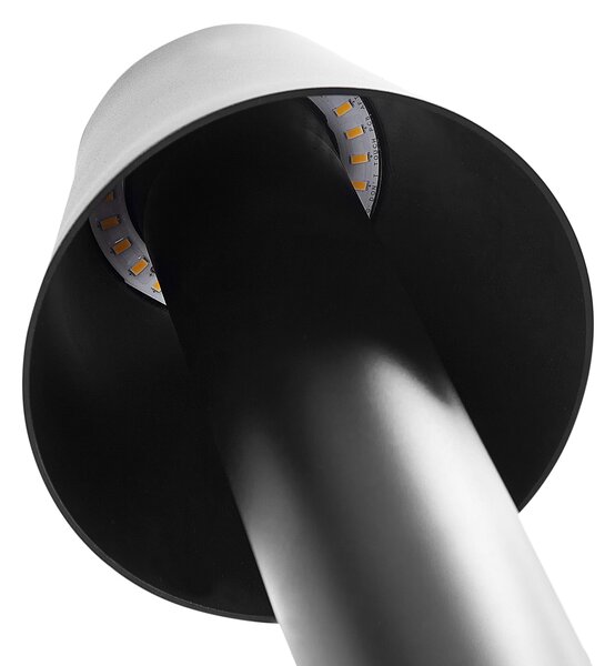 Venkovní LED sloupková lampa HOLMES Černá
