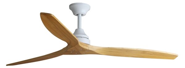 FARO 33728DC - Stropní ventilátor ALO L dřevo/bílá pr. 152 cm + dálkové ovládání